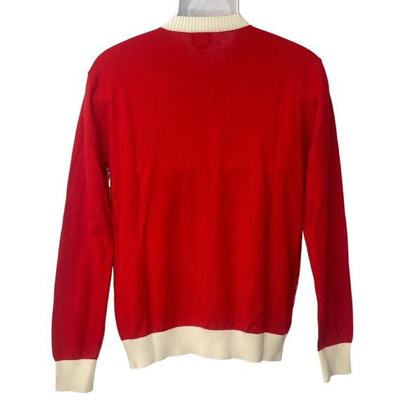 The Office WITH YOUR NOSE SO DWIGHT Ugly Christmas Sweater Size Large - Picture 2 of 4